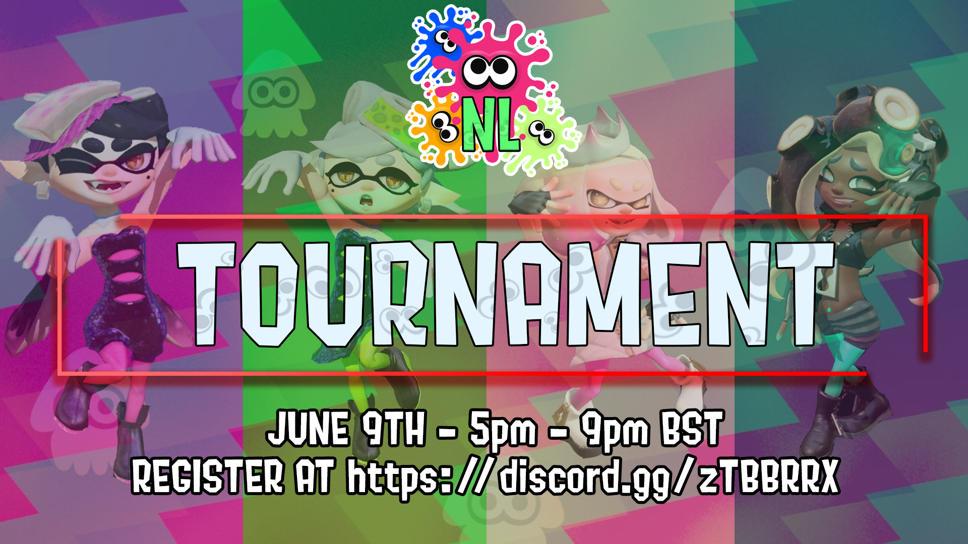 The Splatoon 2 Tournament takes place on June 9th from 5pm BST!